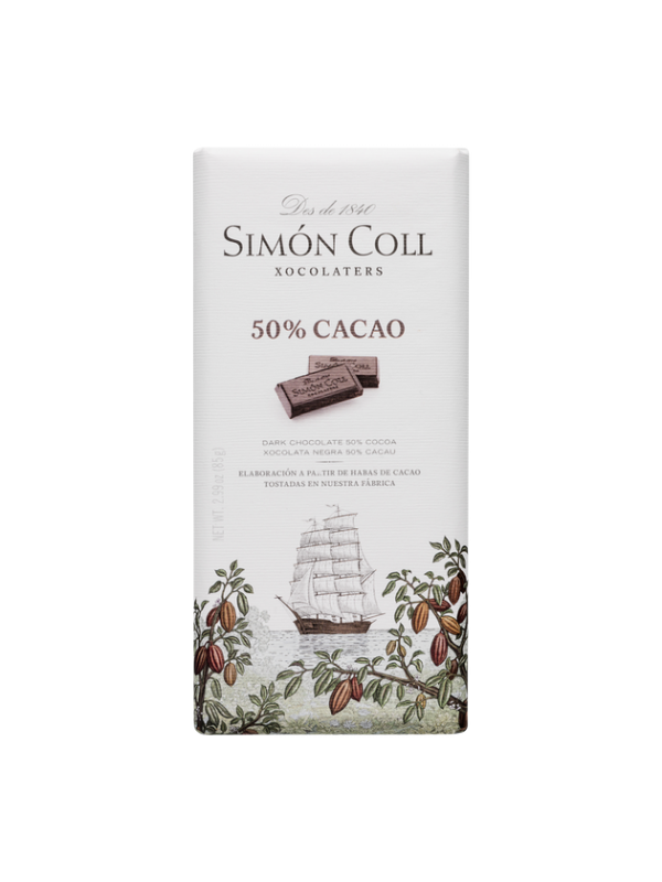 Chocolate 50% cacao 85g Simon Coll