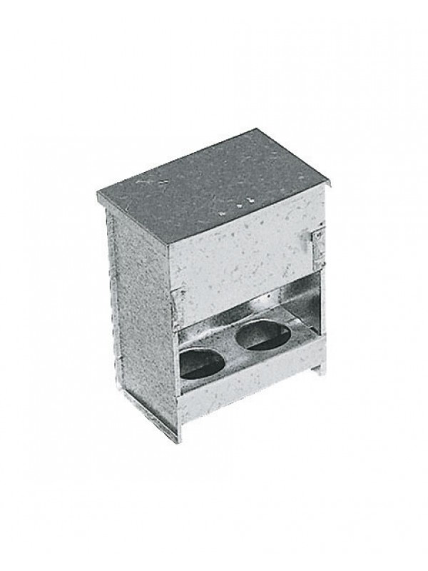 TOLVILLA METALICA CON TAPA 2 HUECOS PERDICES