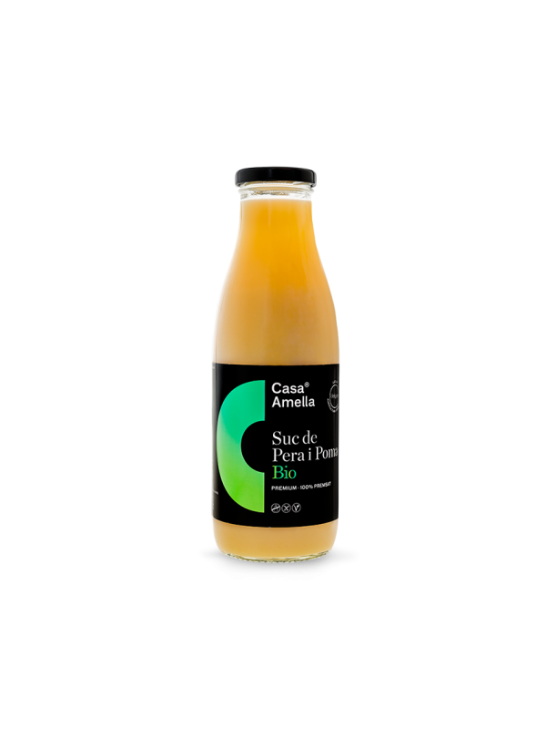 Zumo de pera y manzana Bio 750 ml Casa Amella