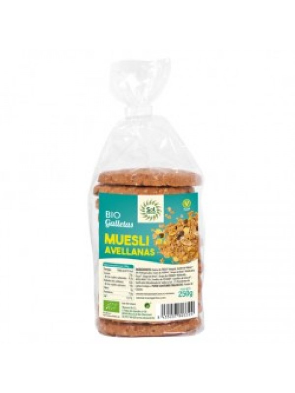 GALLETAS DE MUESLI CON AVELLANAS BIO