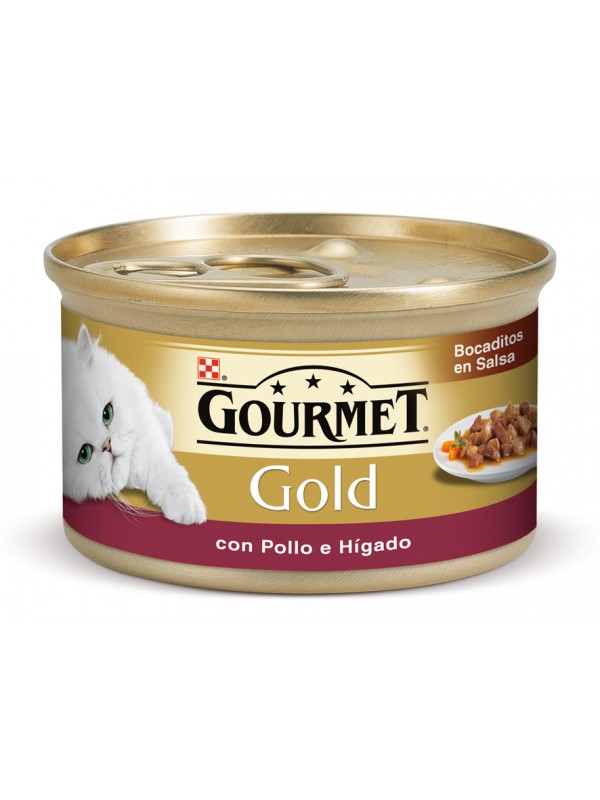 GOLD BOCADITOS SALSA POLLO HIGADO 85 grs