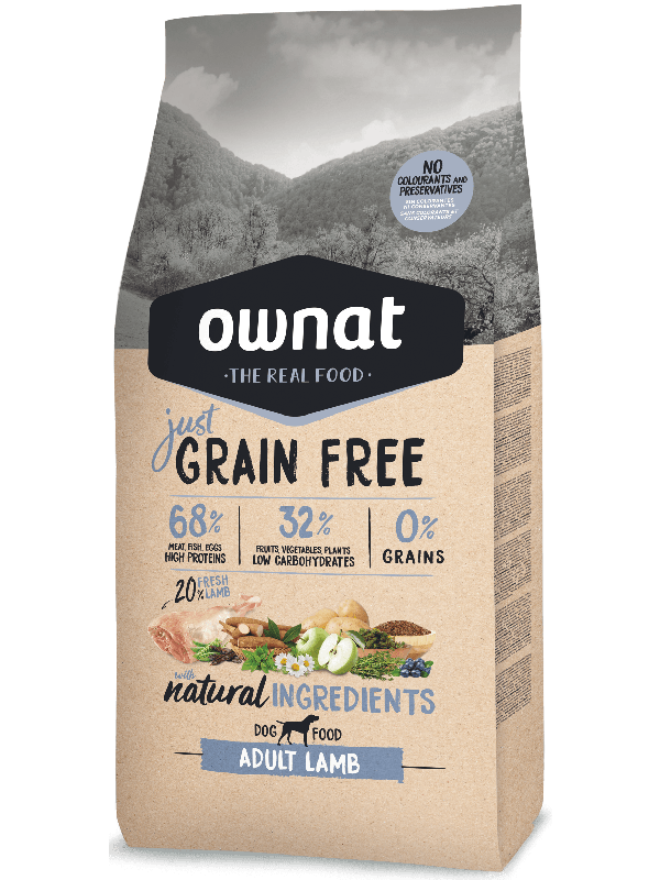 Ownat Grain Free Adult Lamb 14 kg