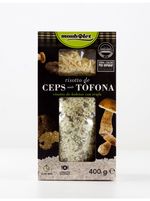 Risotto de boletus con Trufa 400 grs Monbolet
