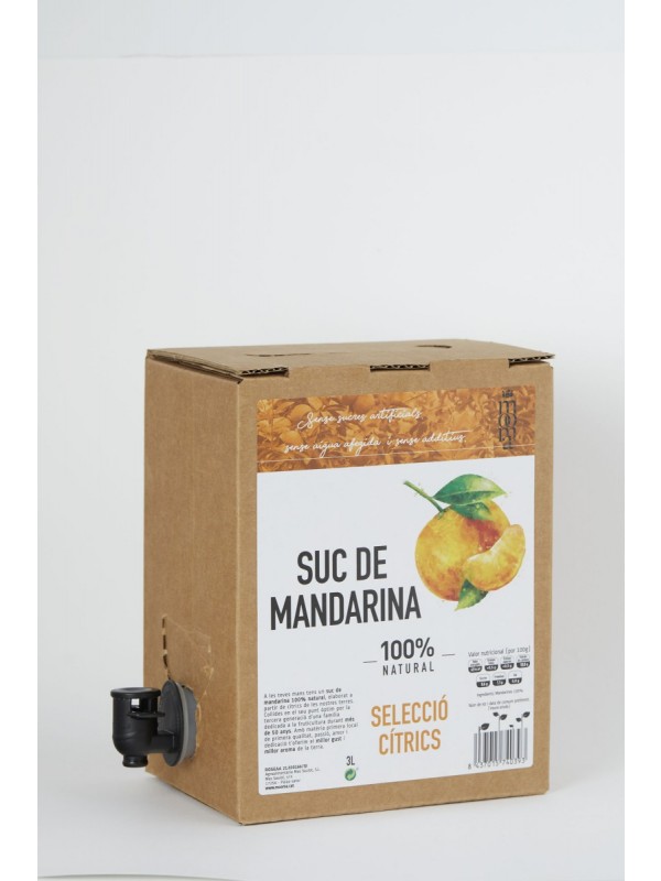 Zumo de mandarina 3l Mooma