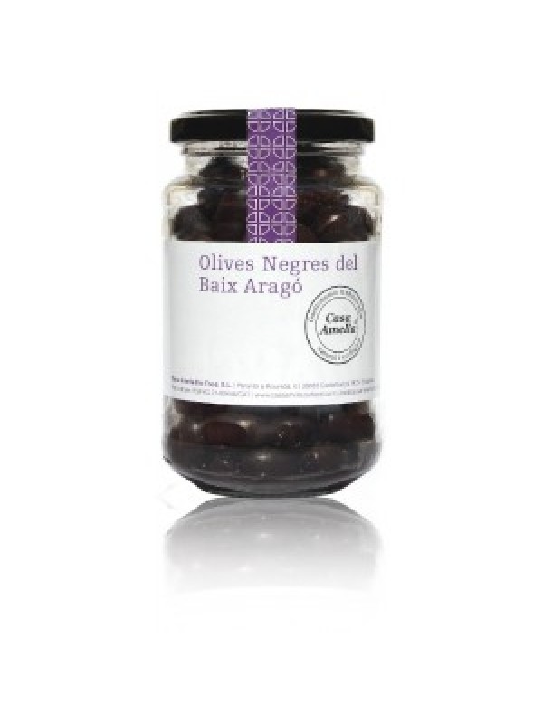 ACEITUNA NEGRAS SECAS 220 grs CASA AMELLA 