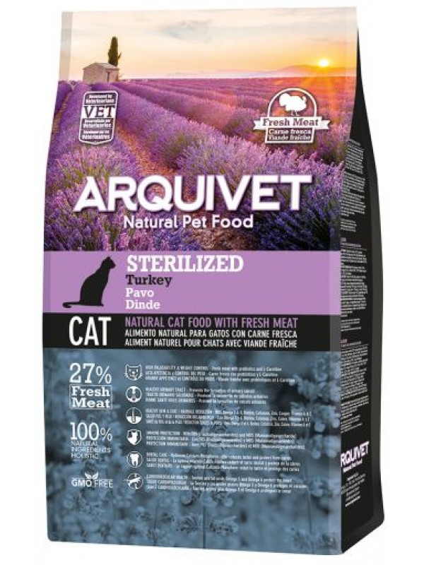 Arquivet esterilizado pavo 10 kg
