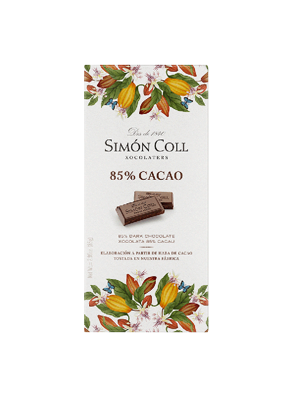 Chocolate 85% cacao 85g Simon Coll
