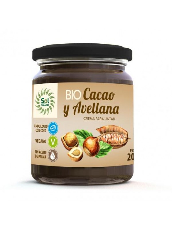 Crema de Cacao avellana 200 grs