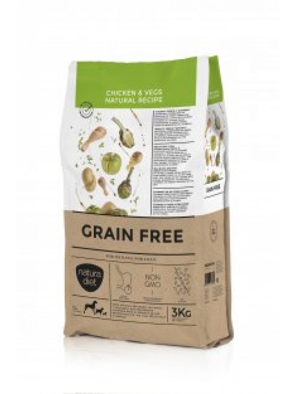 Natura diet Grain Free Chiken & vegs 12 kg 